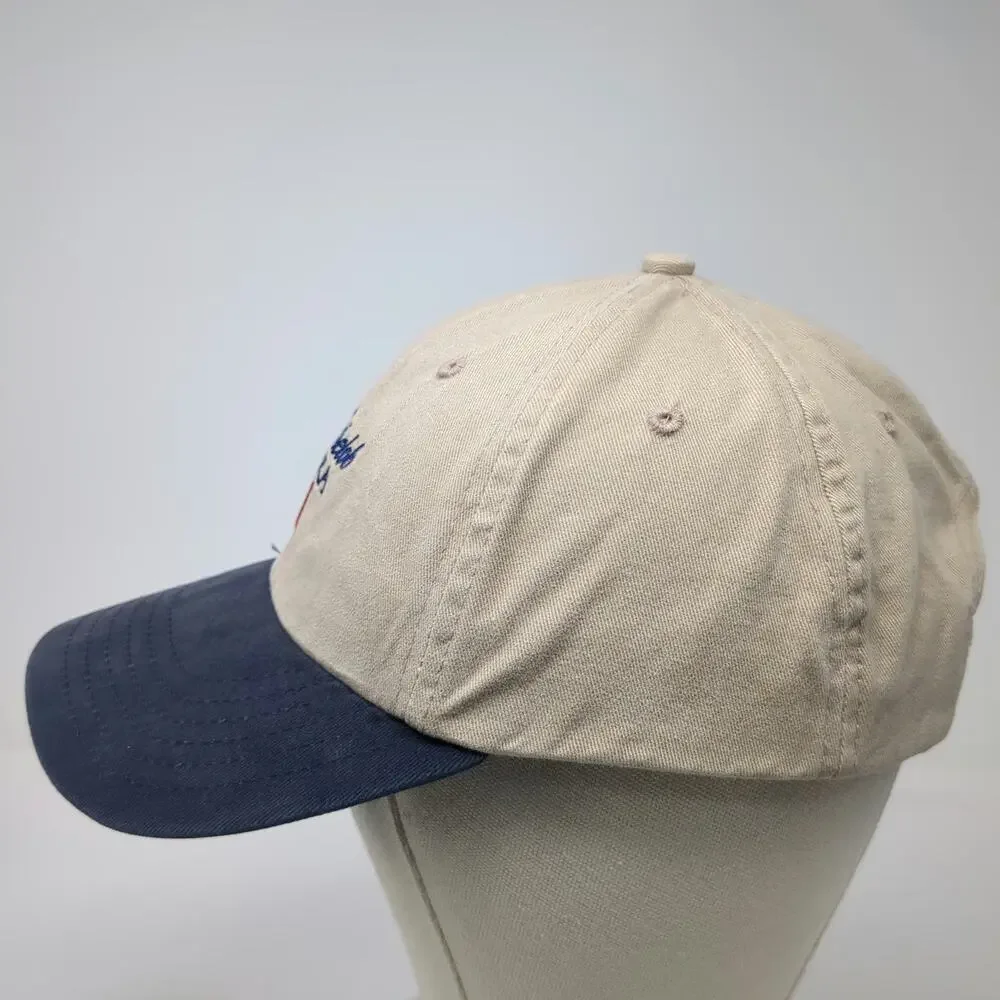 Capstone Michelob Ultra Logo Baseball Cap Beige Blue One Size Strapback Hat
